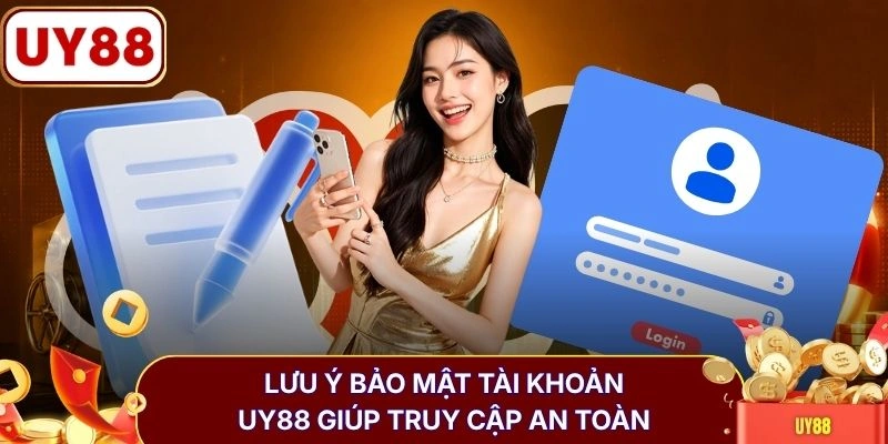 Đăng nhập UY88 3 Lưu ý bảo mật tài khoản UY88 giúp truy cập an toàn
